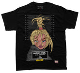 Baddie Alert Blonde Bratz Barbie Mugshot Angel Numbers T-Shirt